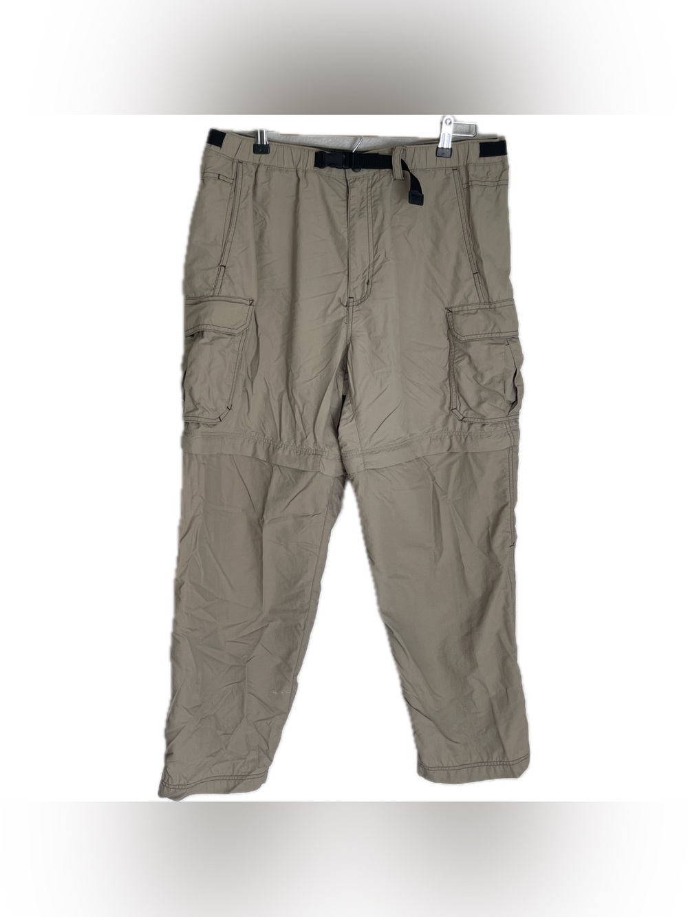 REI Men's Convertible Cargo Pants - Taupe/Olive Size L 163